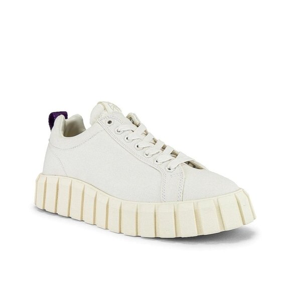 Eytys Odessa Canvas Sneakers in White 41 10 Womens New Nib With Box - Picture 1 of 16